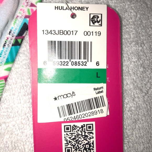 Hula Honey NWT Sz L bikini - Picture 4 of 9